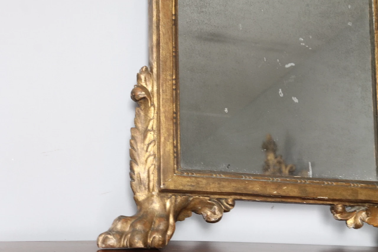 Empire gilded wood mirror, early 19th century 3