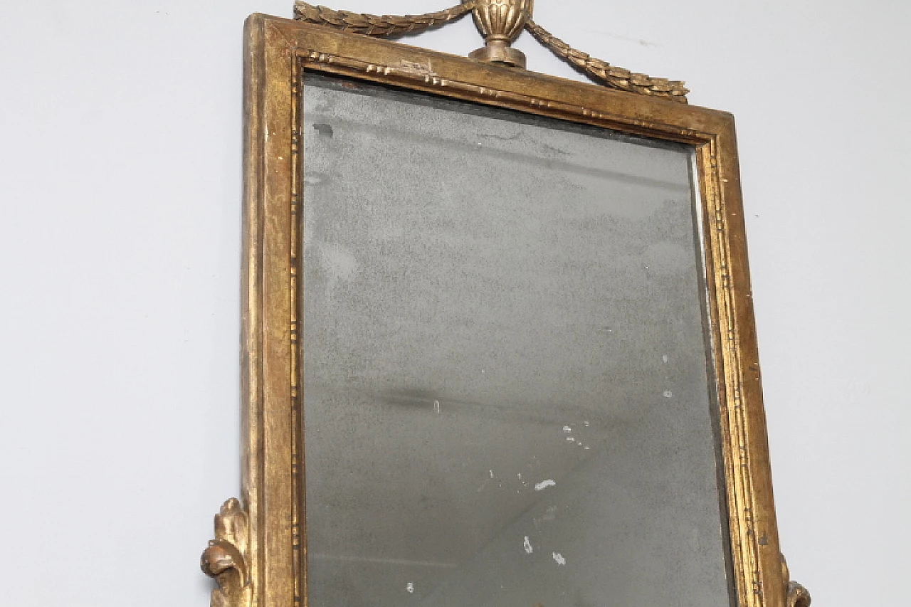 Empire gilded wood mirror, early 19th century 4