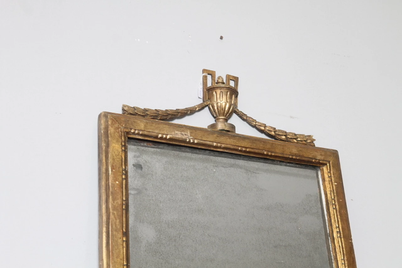 Empire gilded wood mirror, early 19th century 5