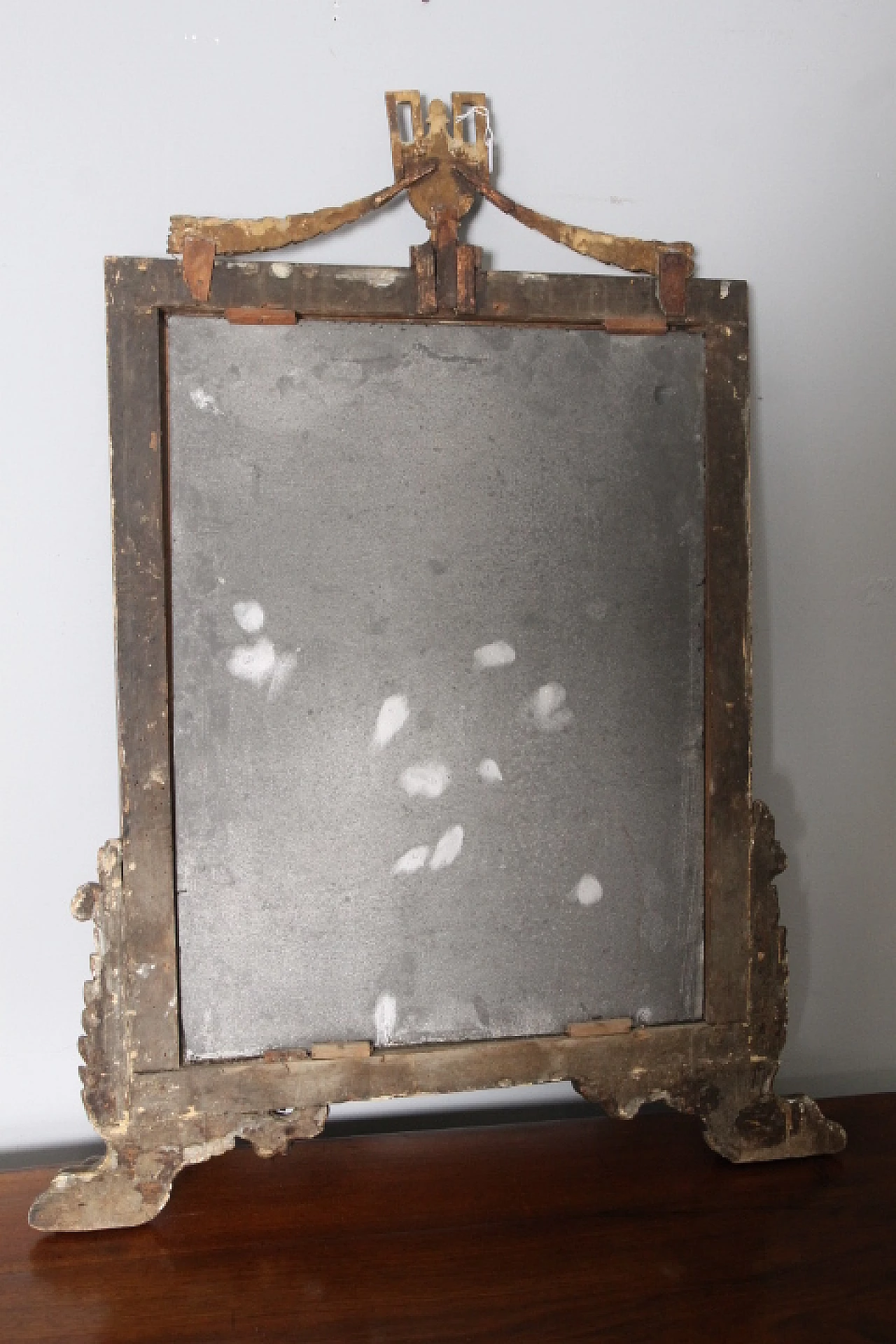 Specchio Impero in legno dorato, inizio '800 8