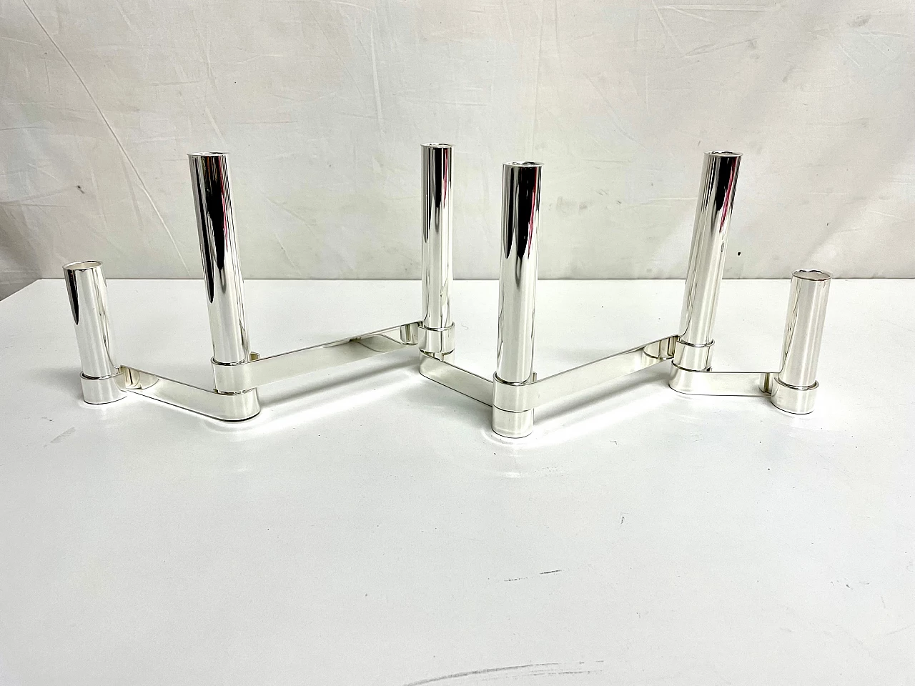 Metal candelabra by Gio Ponti for Lino Sabattini, 1950s 1