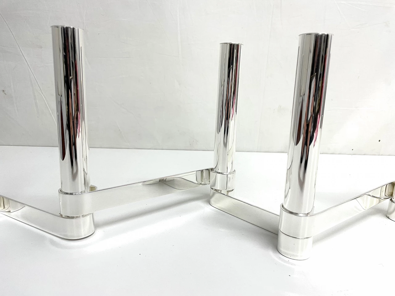 Metal candelabra by Gio Ponti for Lino Sabattini, 1950s 2