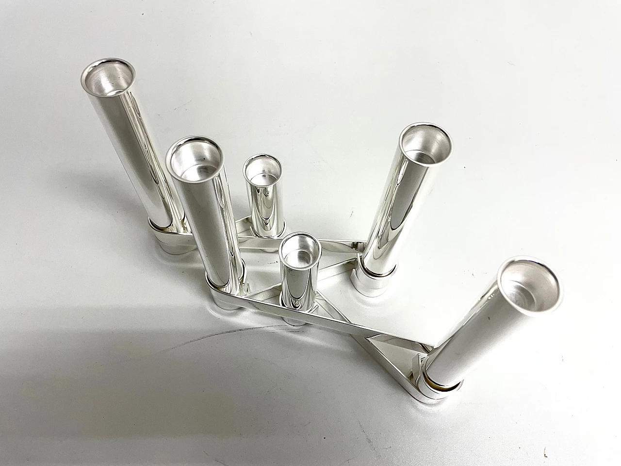 Metal candelabra by Gio Ponti for Lino Sabattini, 1950s 4