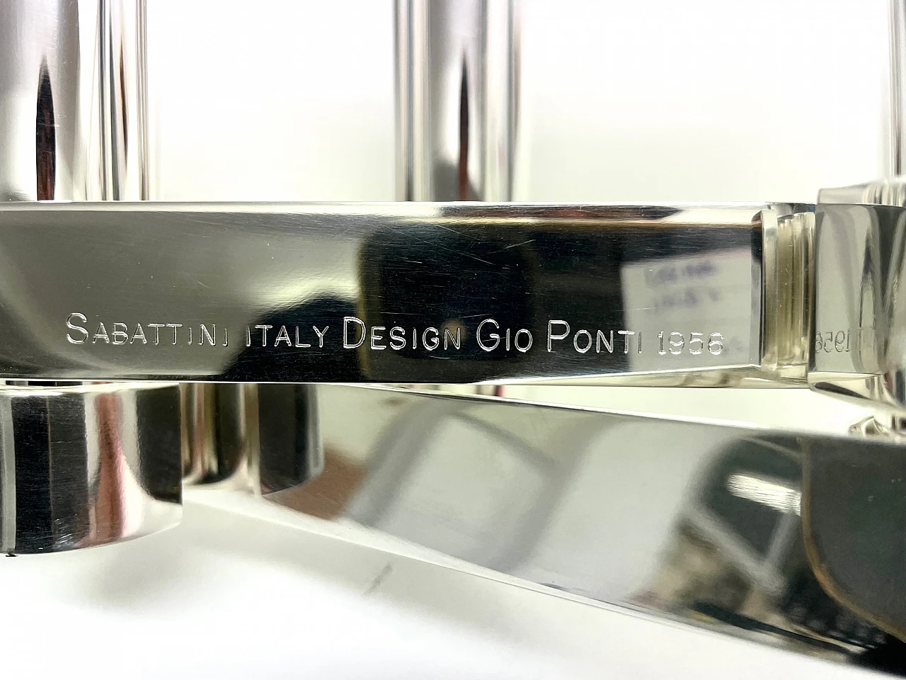 Metal candelabra by Gio Ponti for Lino Sabattini, 1950s 5