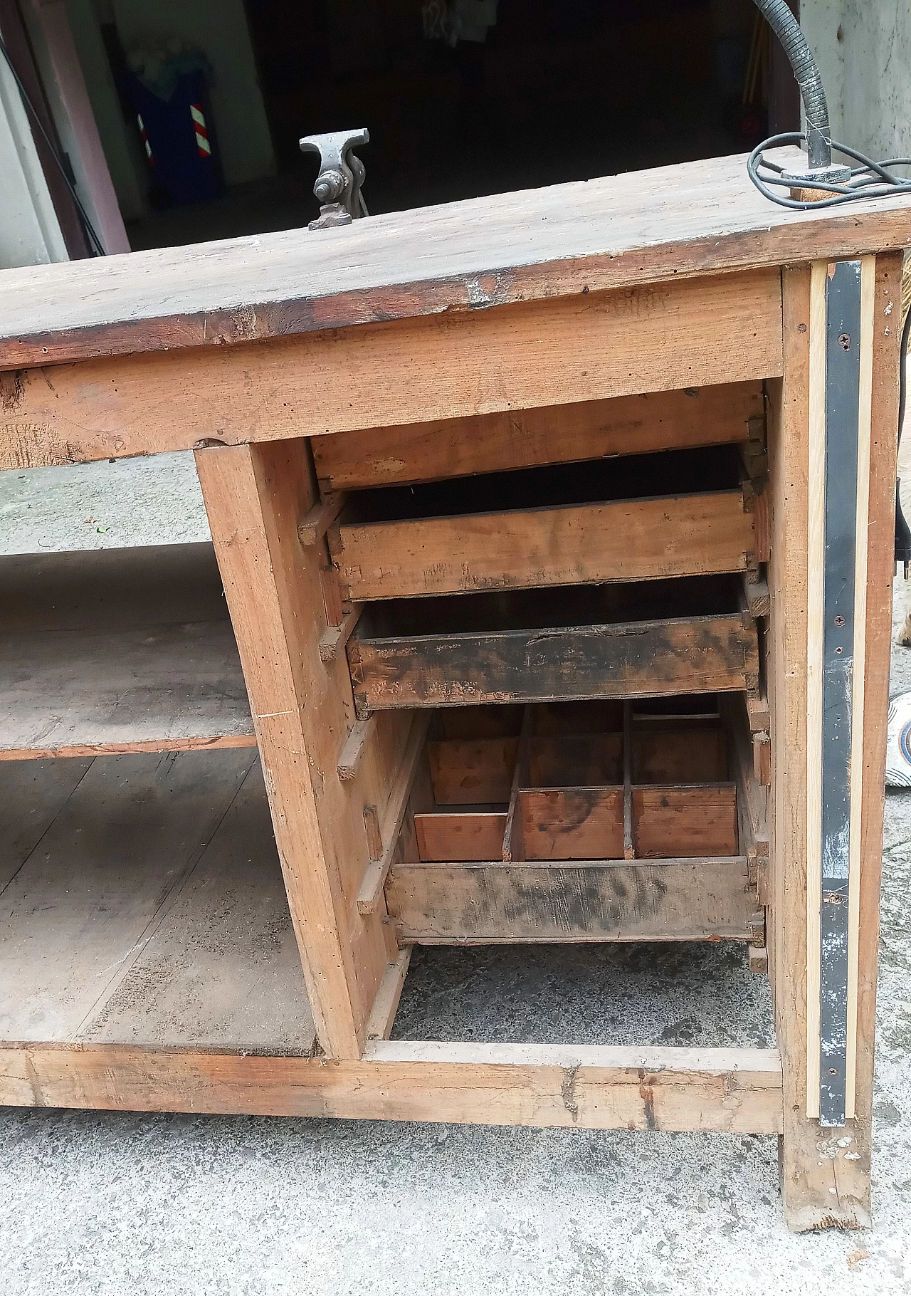 Workbench with vice and sander, 1940s 18