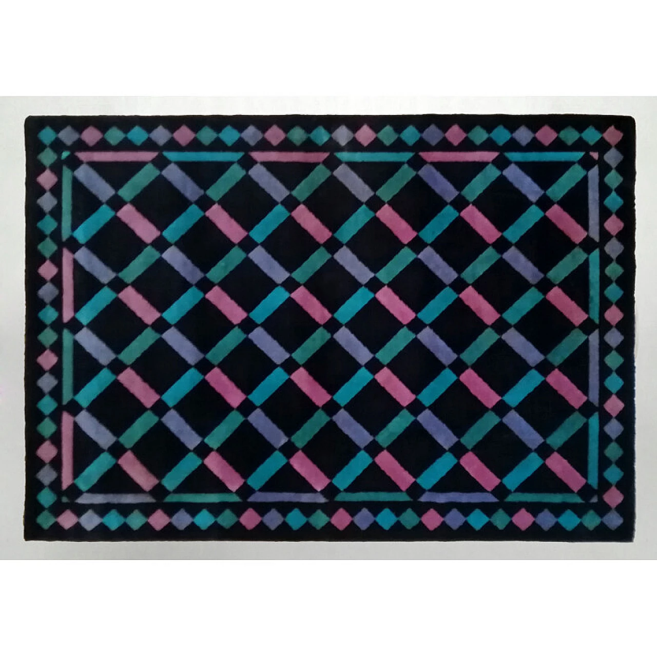 Tappeto Arlequine di Missoni per T&J Vestor, anni '80 1