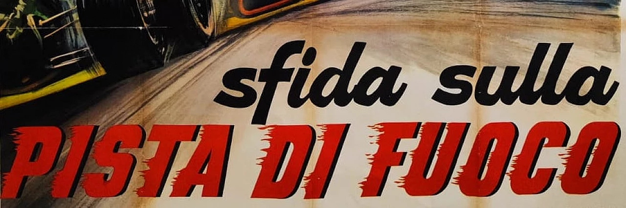 Film poster for Challenge on the Fire Track, 1970 3