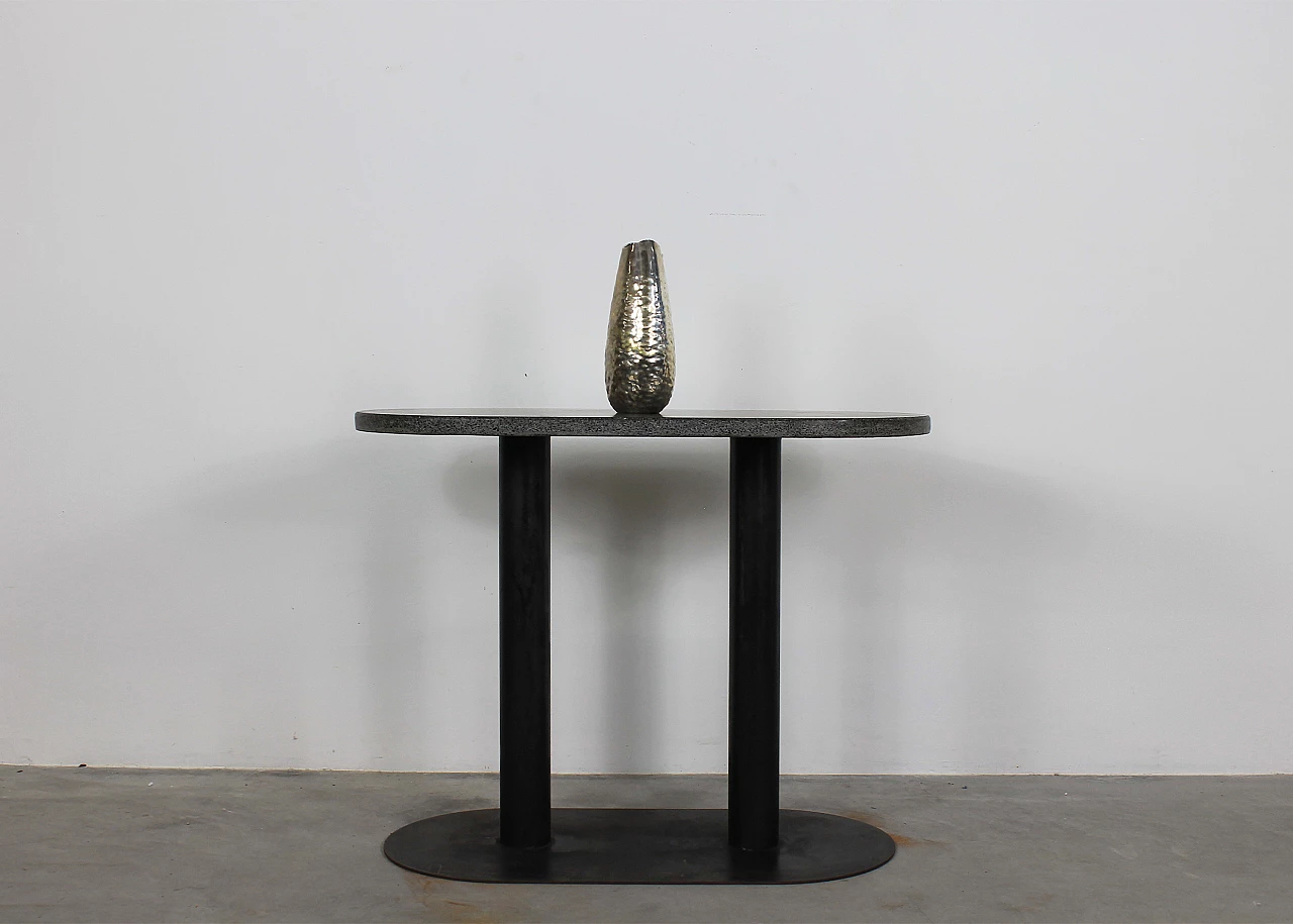 Metal and granite console by Gabetti and Isola for Arbo, 1970s 3