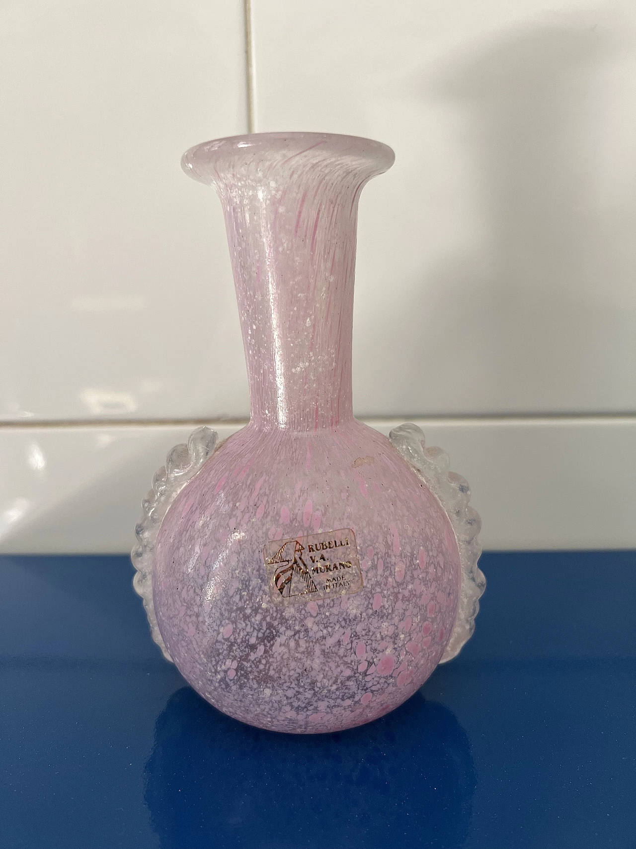 Murano glass vase by Paolo Rubelli, 1980s 1