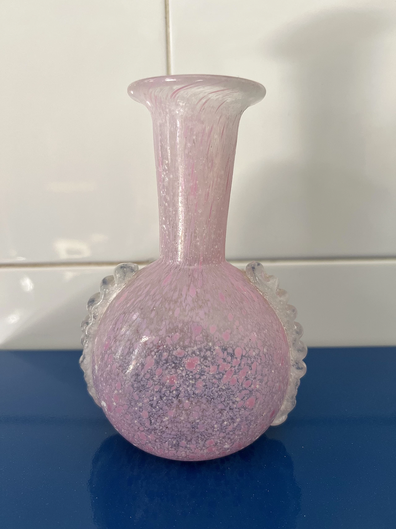 Vaso in vetro di Murano di Paolo Rubelli, anni '80 2