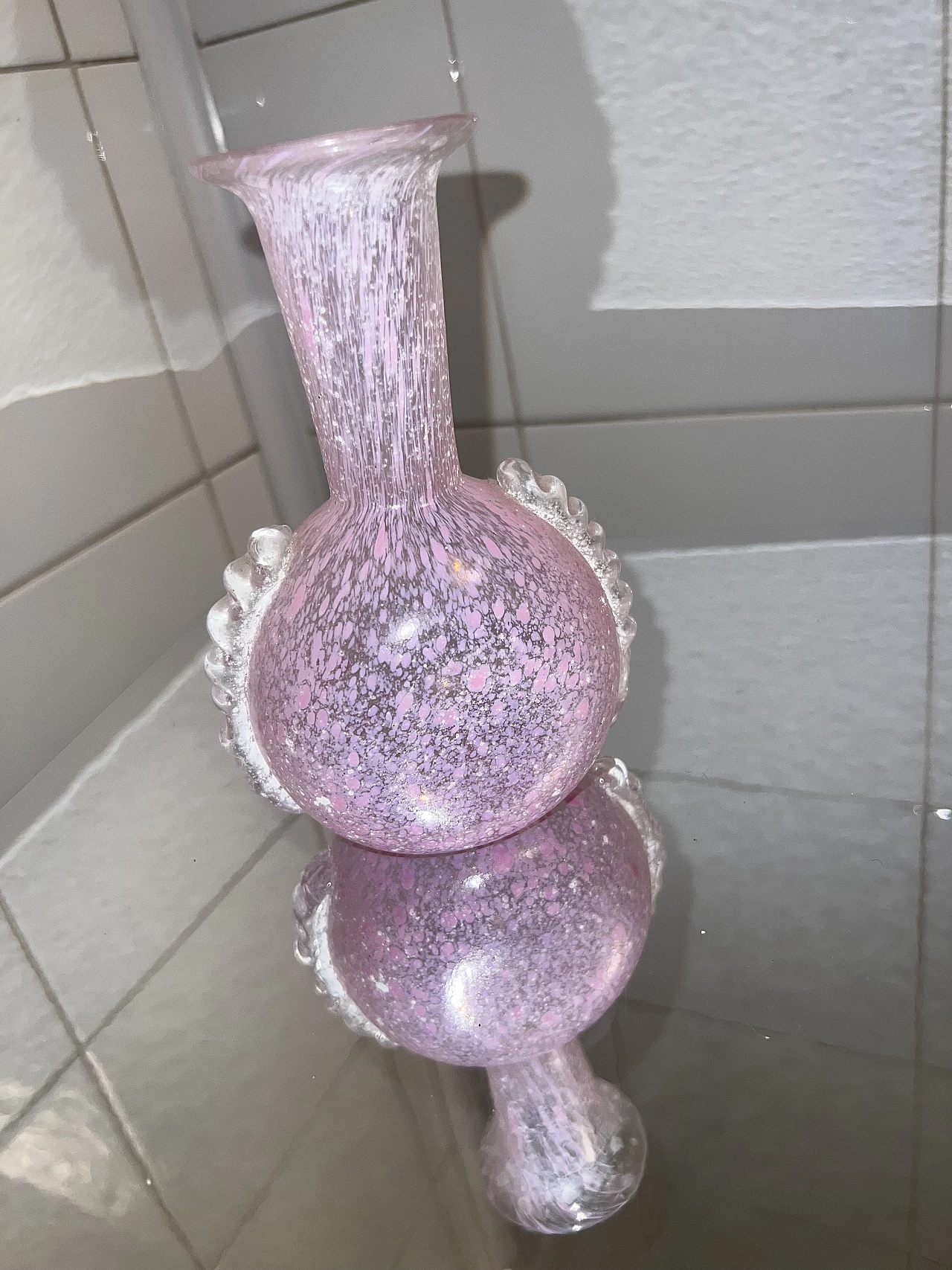 Murano glass vase by Paolo Rubelli, 1980s 7