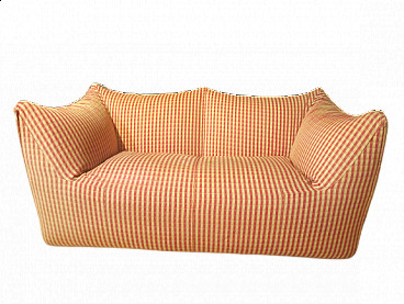 Red and white Le Bambole sofa by Mario Bellini for B&B Italia, 1972
