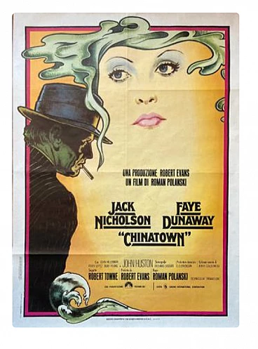 Chinatown, original cinema poster, 1970s