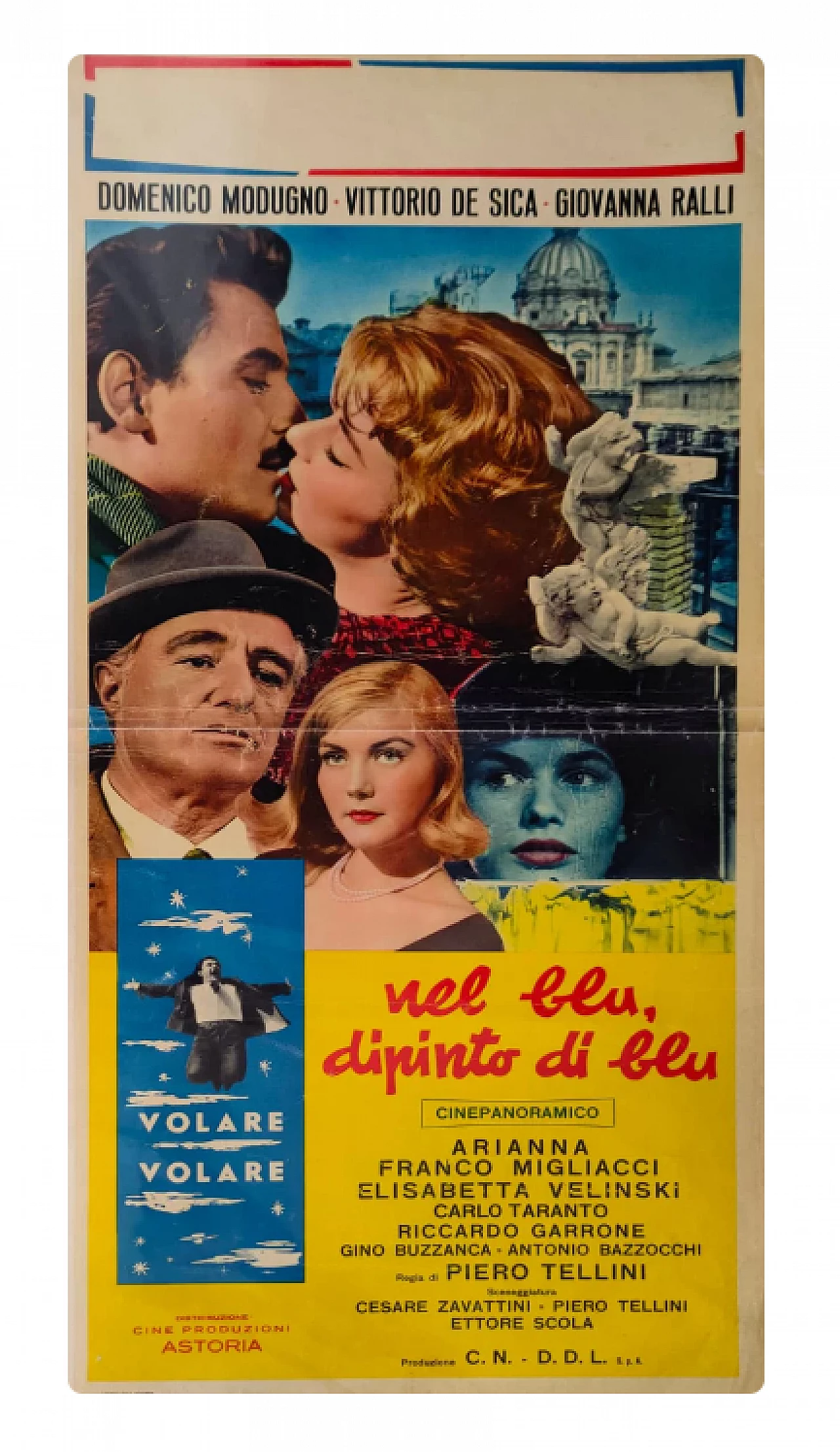 Nel blu dipinto di blu, original film poster, 1950s 1