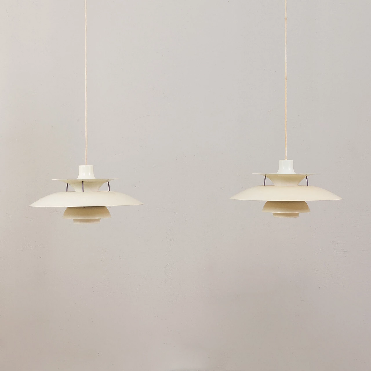 Pair of PH5 lamps by Poul Henningsen for Louis Poulsen, 1950s 1