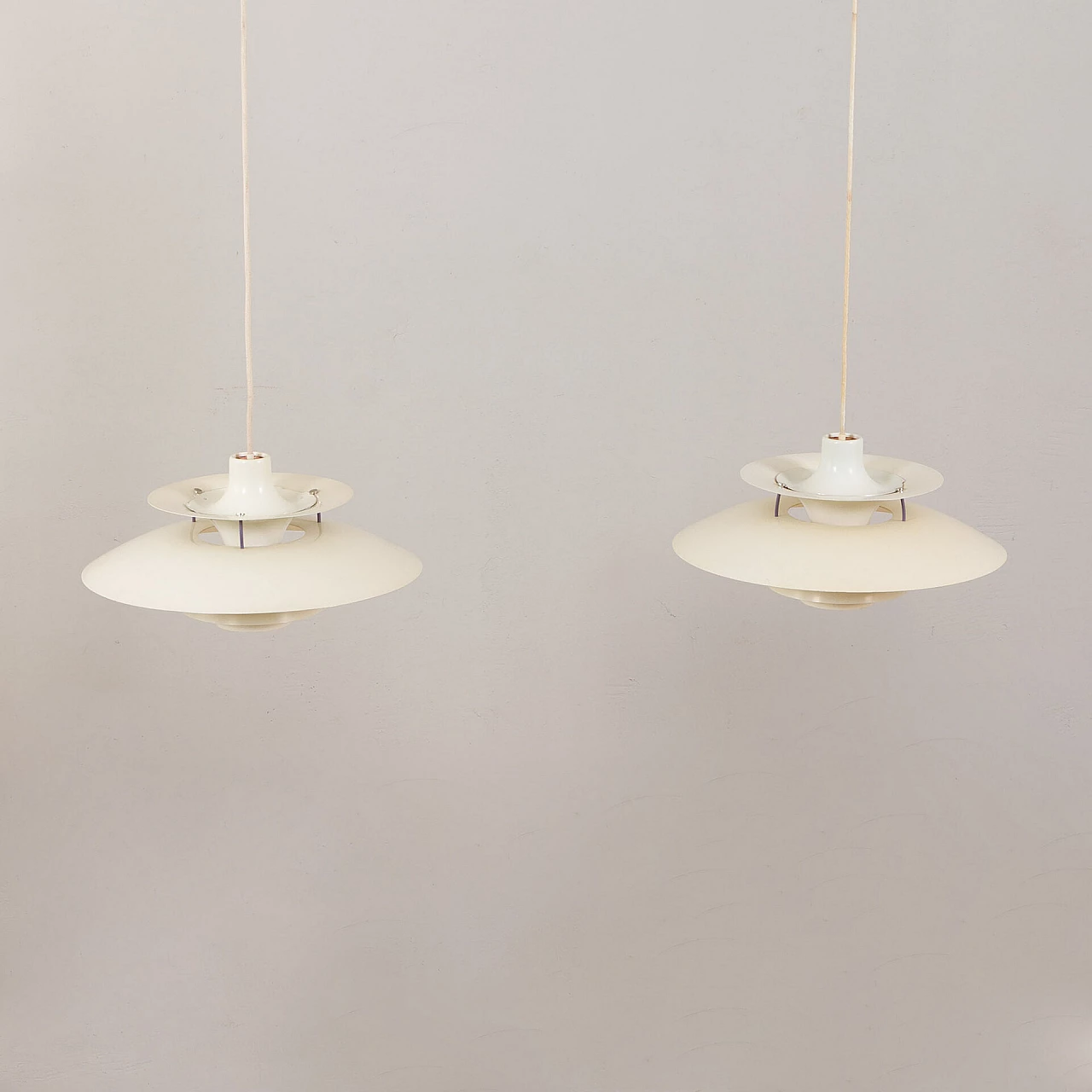 Pair of PH5 lamps by Poul Henningsen for Louis Poulsen, 1950s 2