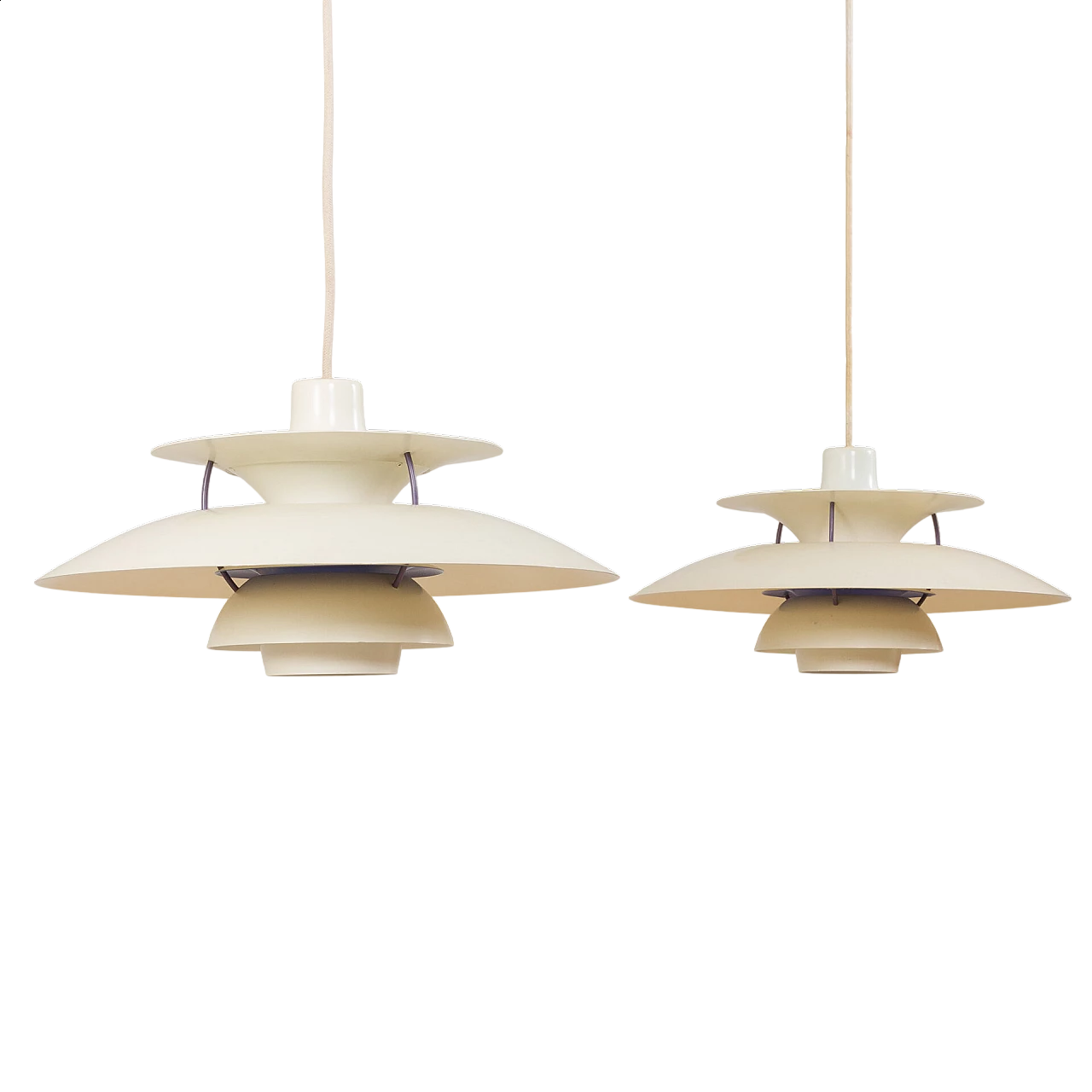 Pair of PH5 lamps by Poul Henningsen for Louis Poulsen, 1950s 12