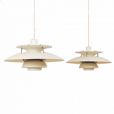 Pair of PH5 lamps by Poul Henningsen for Louis Poulsen, 1950s