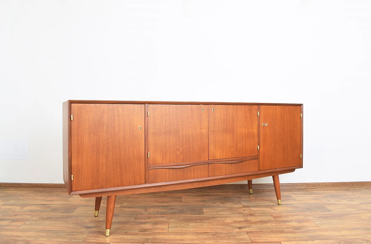 Teak and beech sideboard by Sven Andersen Møbelfabrikk, 1960s 3