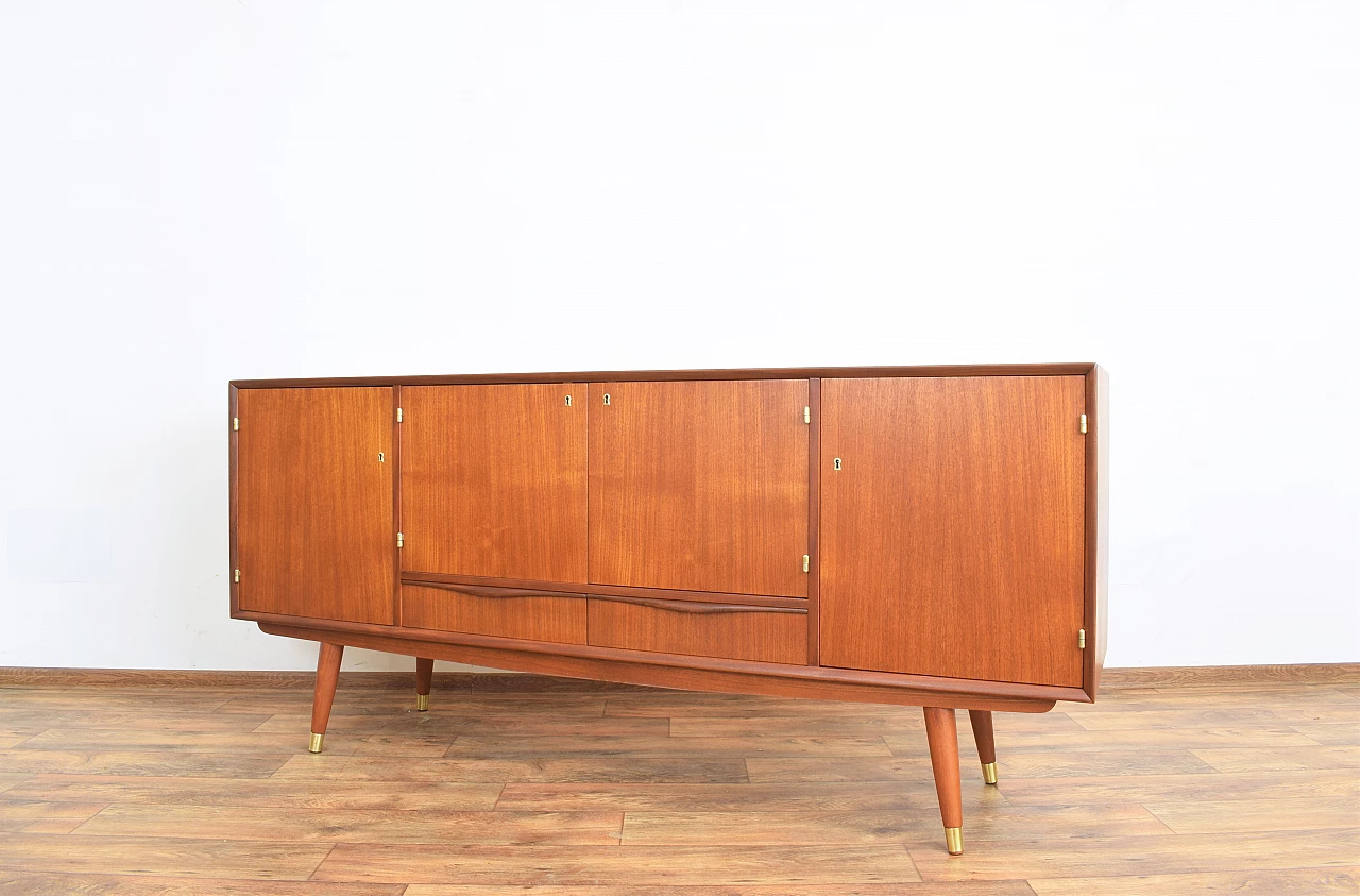 Teak and beech sideboard by Sven Andersen Møbelfabrikk, 1960s 4