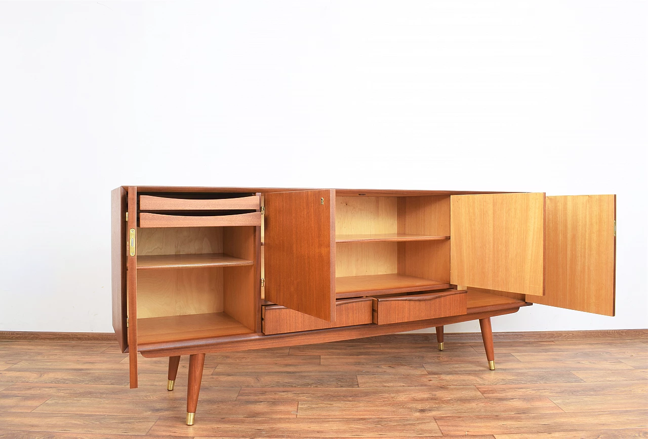 Teak and beech sideboard by Sven Andersen Møbelfabrikk, 1960s 5