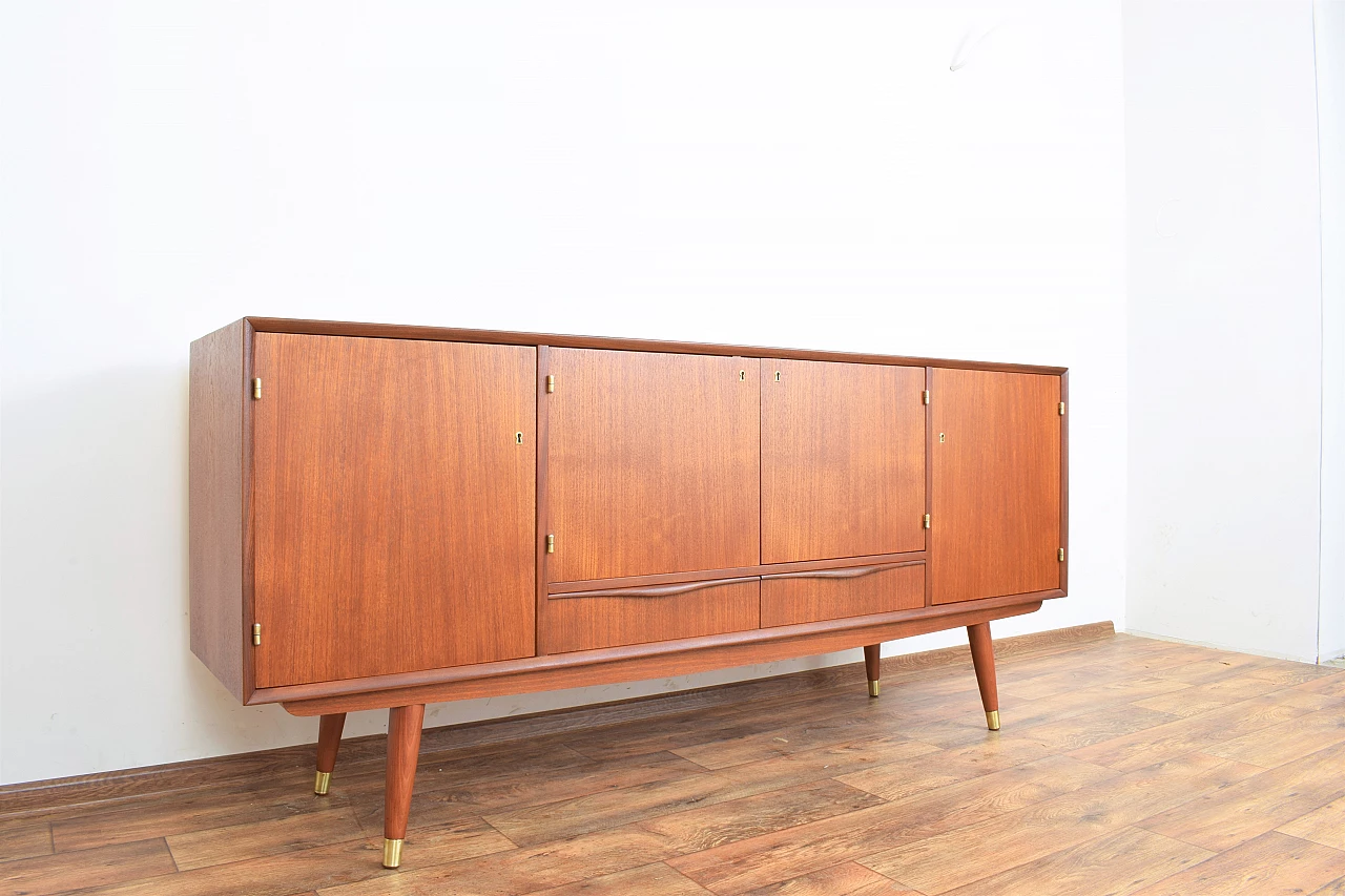 Teak and beech sideboard by Sven Andersen Møbelfabrikk, 1960s 8