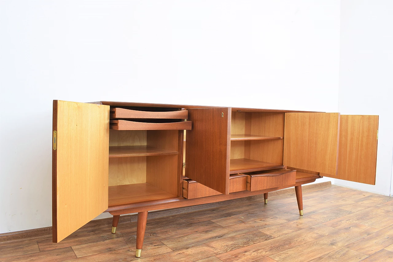 Teak and beech sideboard by Sven Andersen Møbelfabrikk, 1960s 9