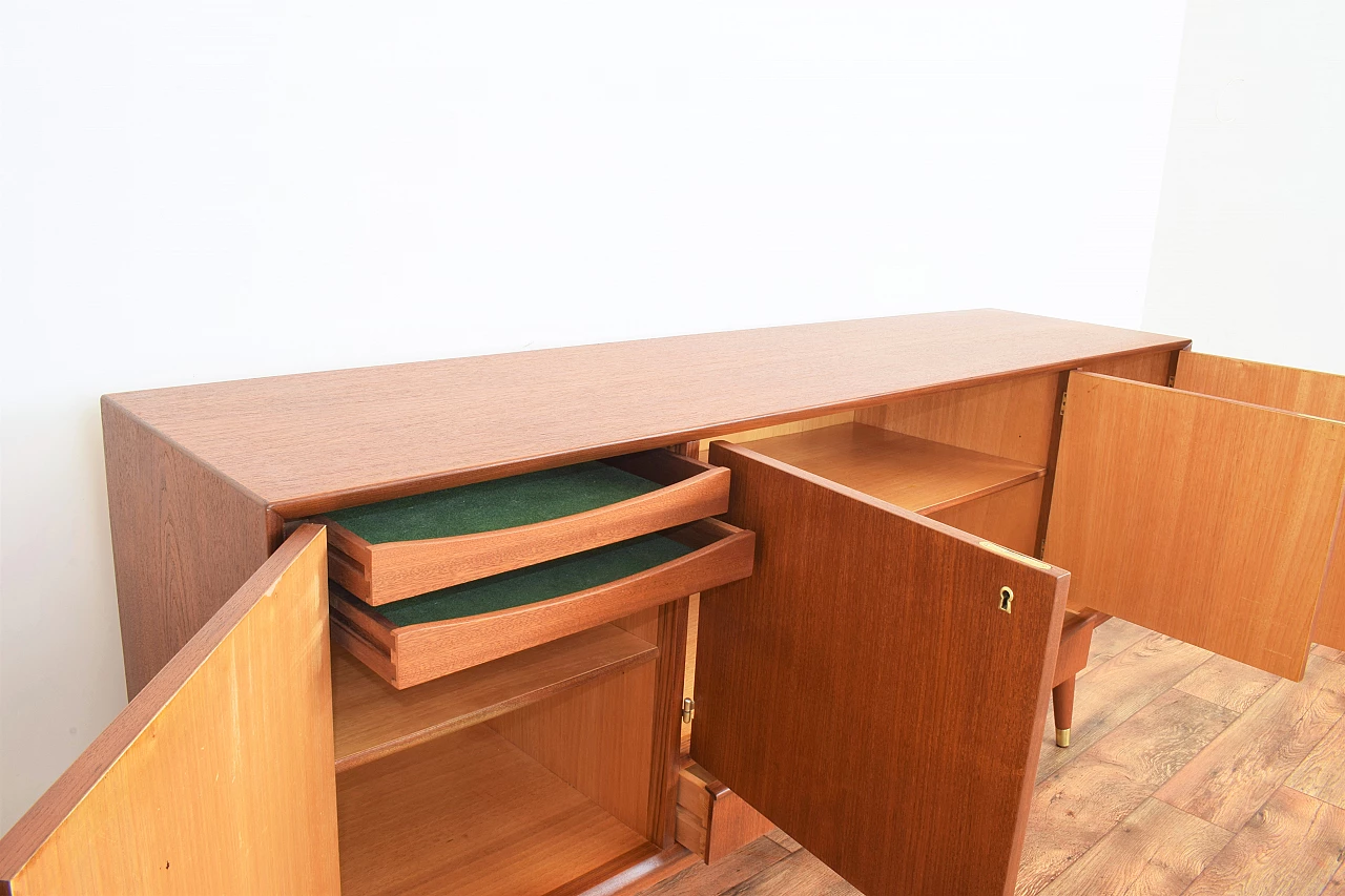 Teak and beech sideboard by Sven Andersen Møbelfabrikk, 1960s 10