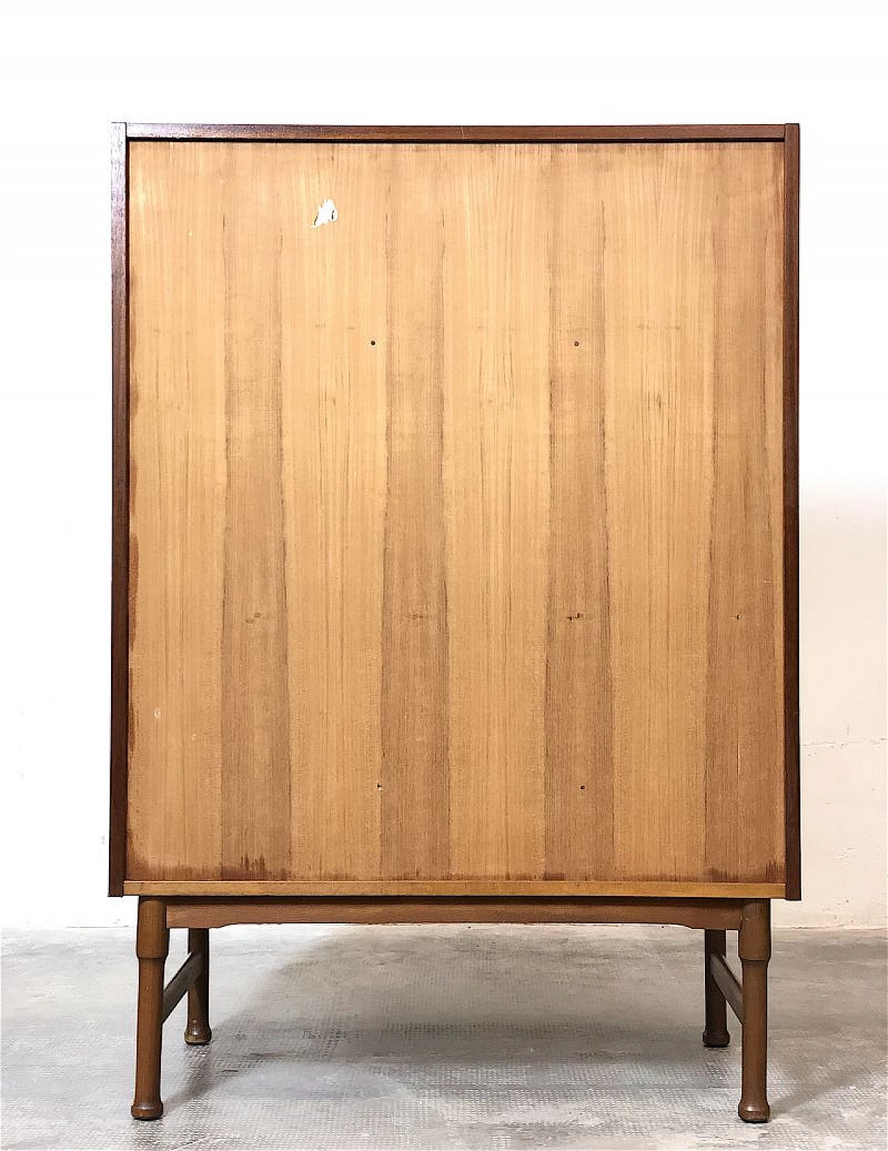 Credenza in legno massello impiallacciato teak, anni '60 11