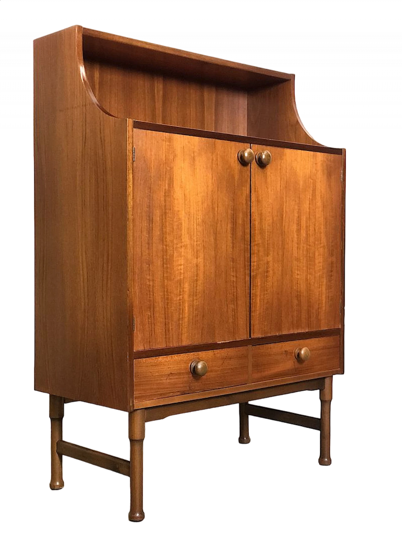 Teak veneered solid wood sideboard, 1960s 13