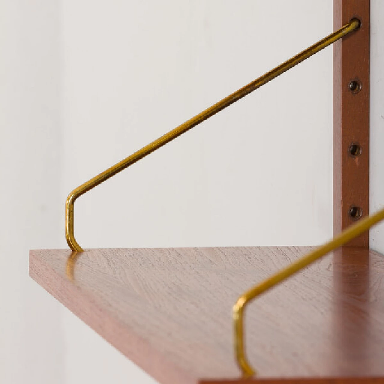 3 Hanging teak shelves by Poul Cadovius for Cado, 1960s 9