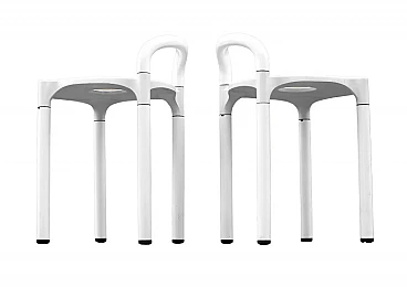 Pair of Polo stools by Anna Castelli Ferrieri for Kartell, 1980s