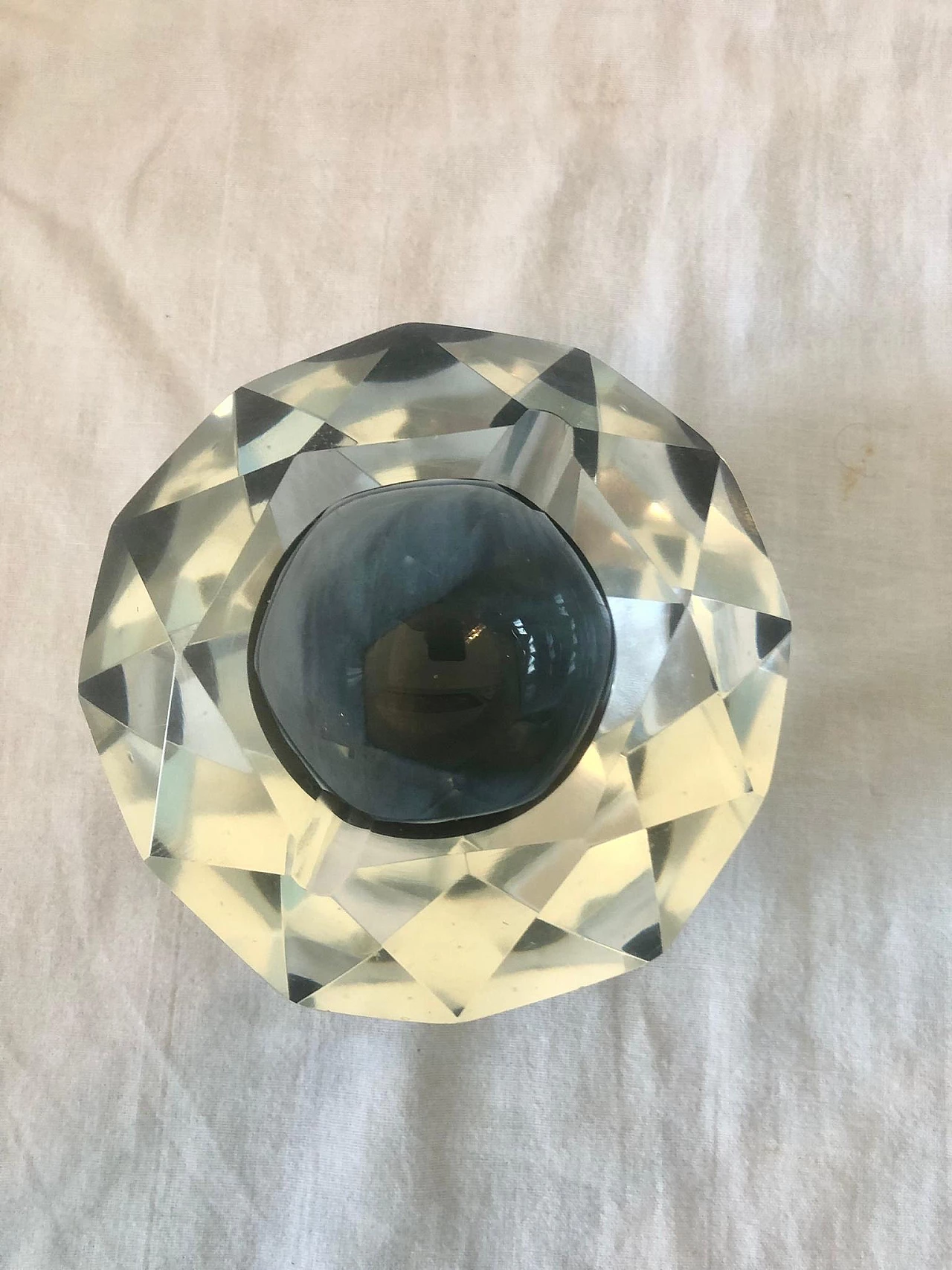 Posacenere in vetro nello stile di Alessandro Mandruzzato, anni '70 2