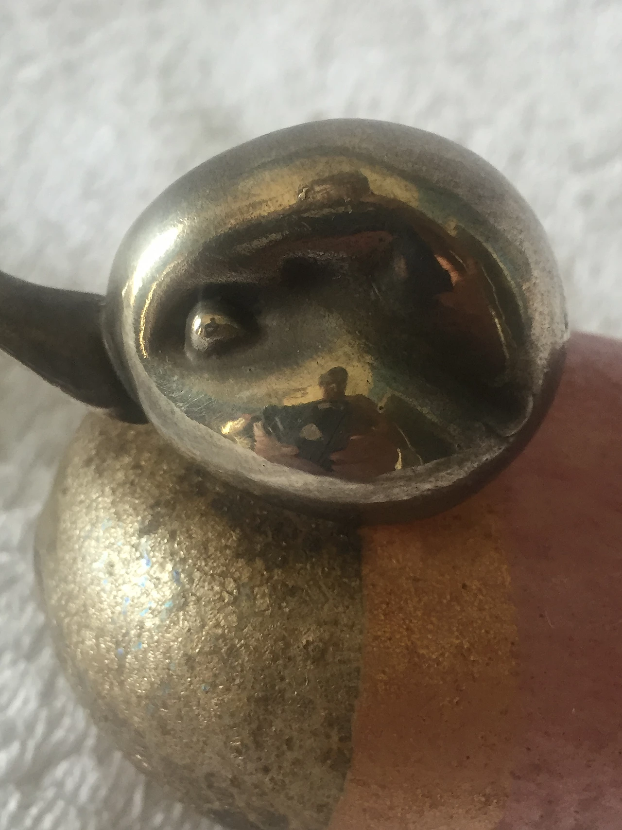 Coppia di papere in vetro scavo di Murano e argento, anni '70 1