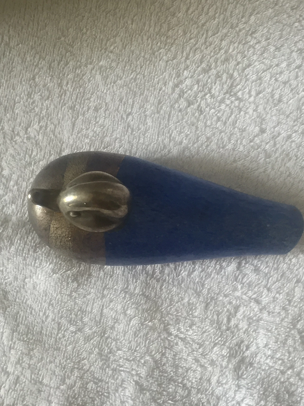 Coppia di papere in vetro scavo di Murano e argento, anni '70 3