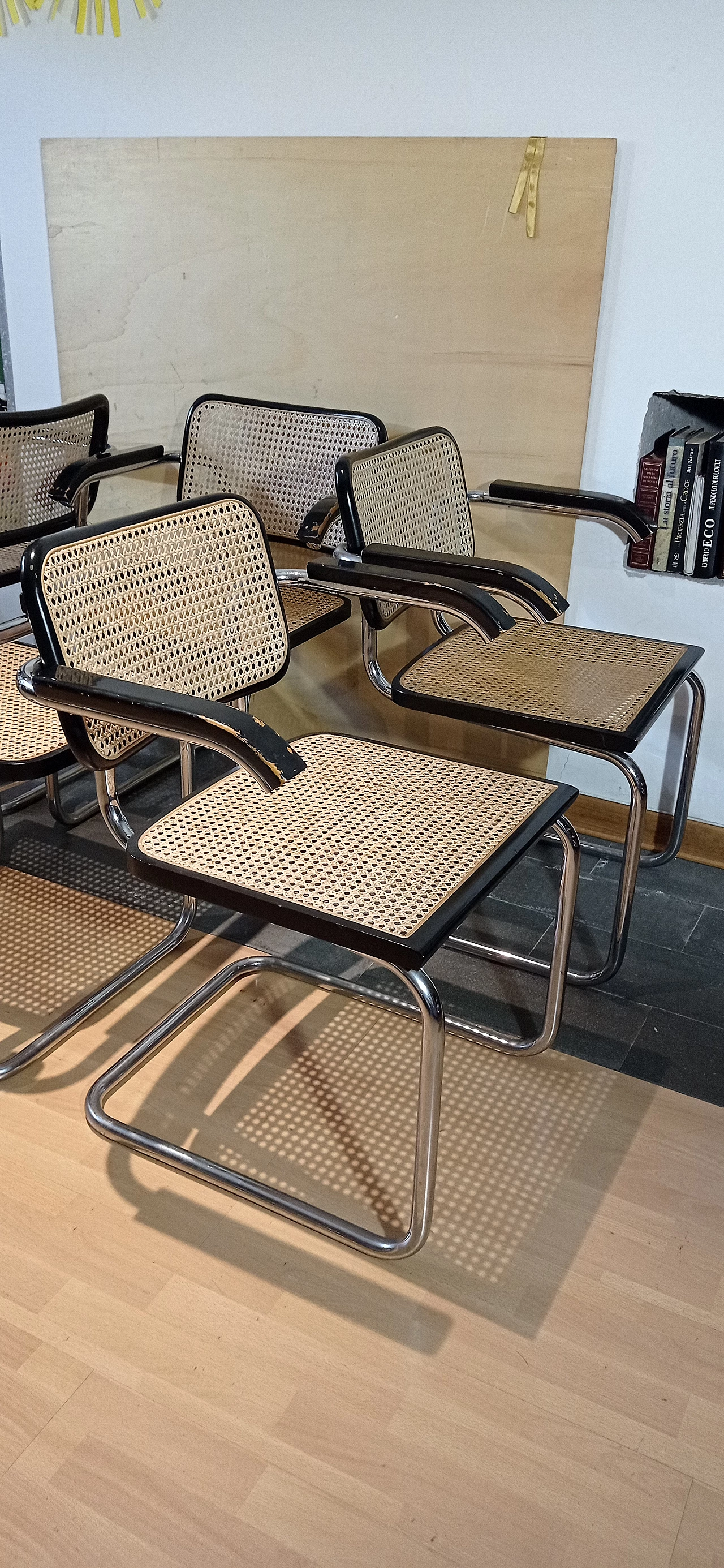 6 Cesca B32 armchairs by Marcel Breuer for Stendig Furniture Co., 1970s 271