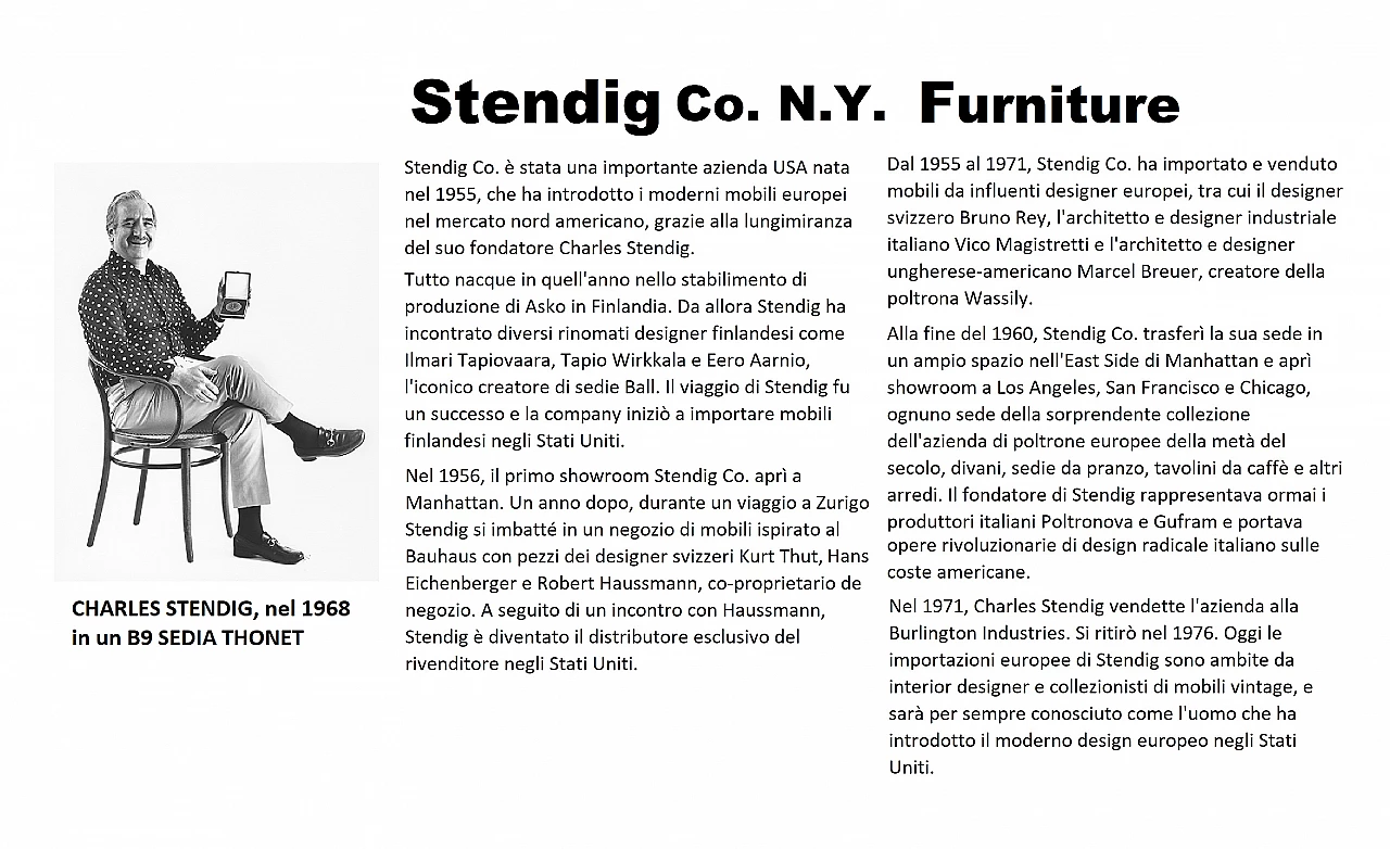6 Cesca B32 armchairs by Marcel Breuer for Stendig Furniture Co., 1970s 354
