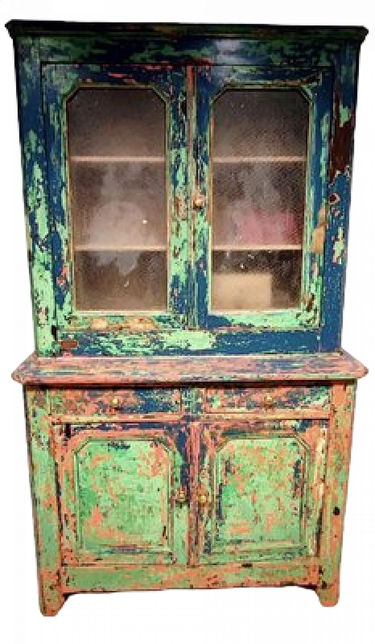 Oak sideboard with display case, 1940s 7