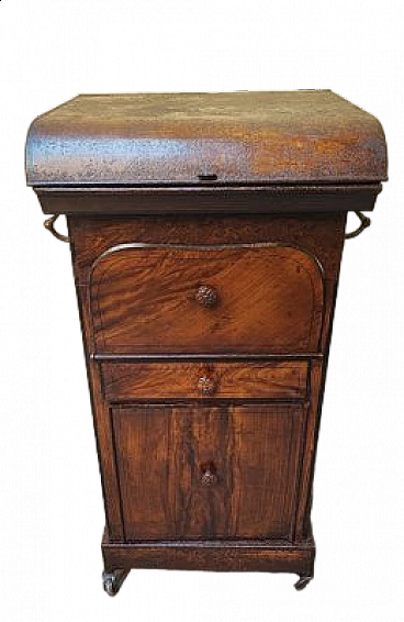 Wood-effect metal vanity table in the style of Napoleon III, 19th century