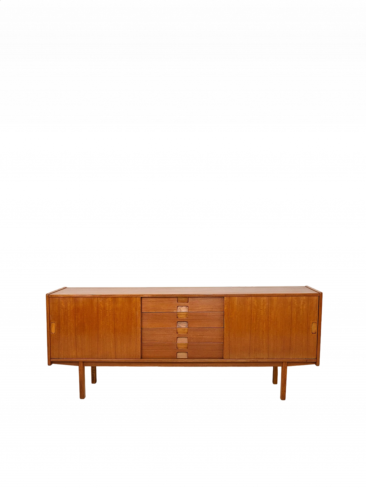 Credenza scandinava in legno, anni '50 14