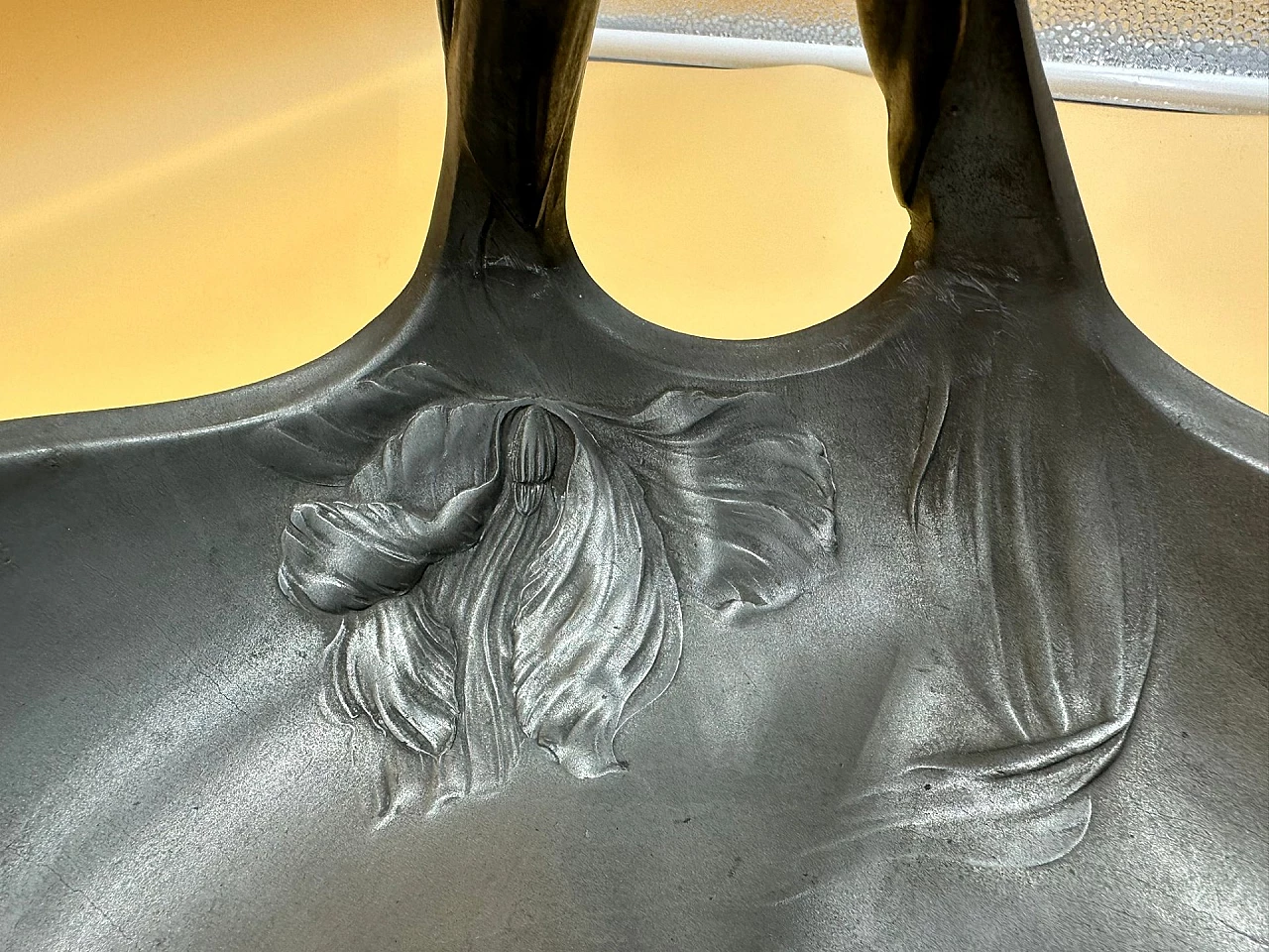 Cestino in metallo di Kayserzinn, inizio '900 3