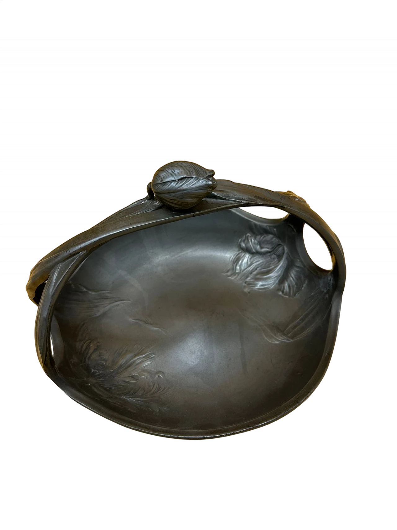 Cestino in metallo di Kayserzinn, inizio '900 5