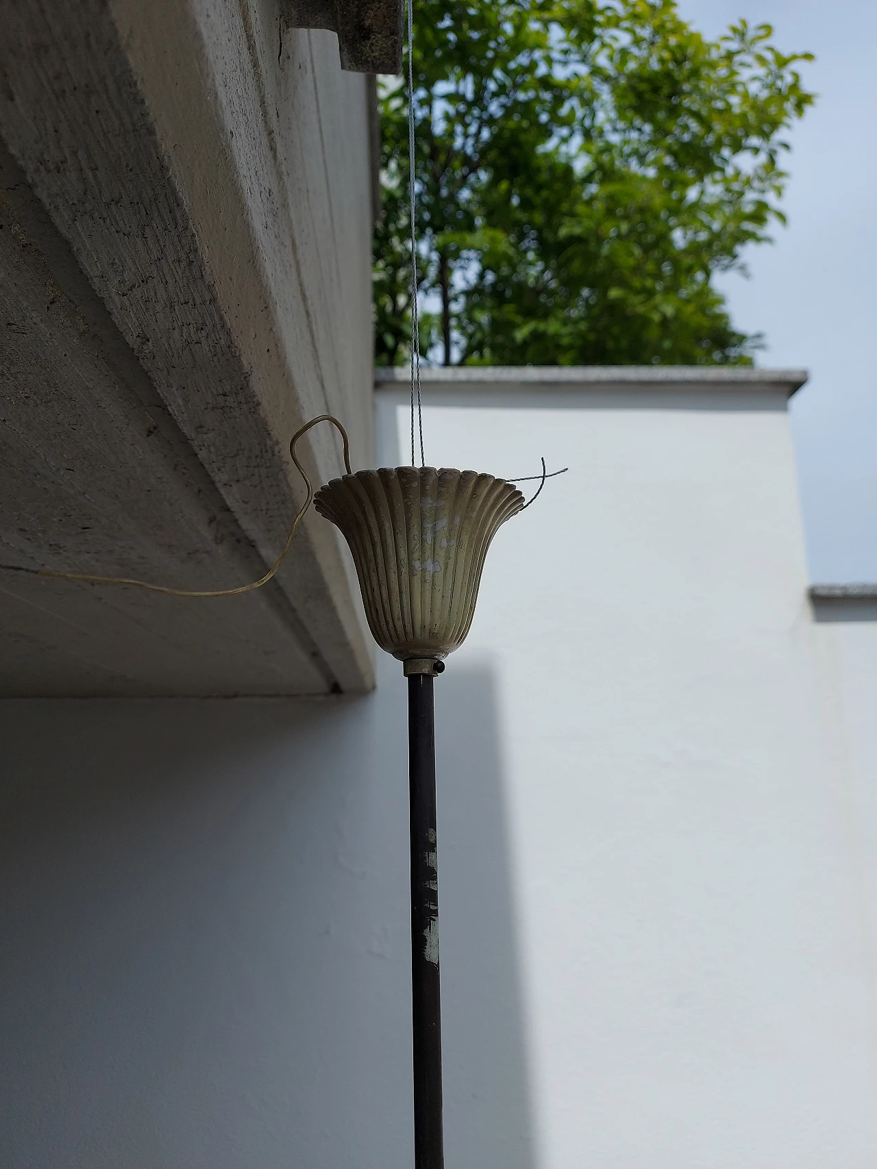 Three-light chandelier by Pietro Chiesa for Fontana Arte, 1950s 8