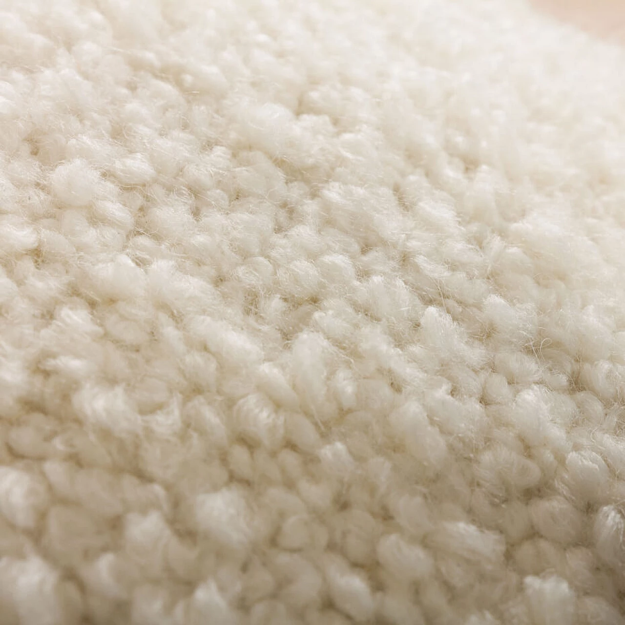 8 Sedie in legno e lana boucle di Thonet, anni '50 16