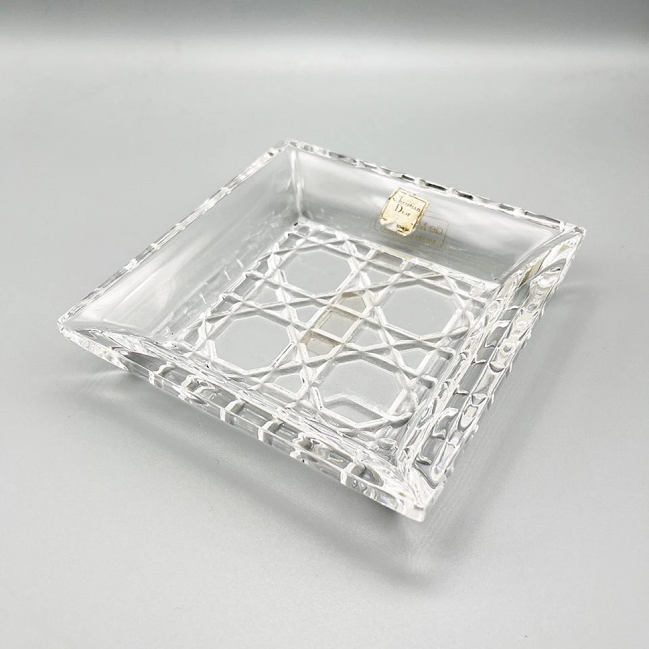 Crystal ashtray by Christian Dior, 1980s 1