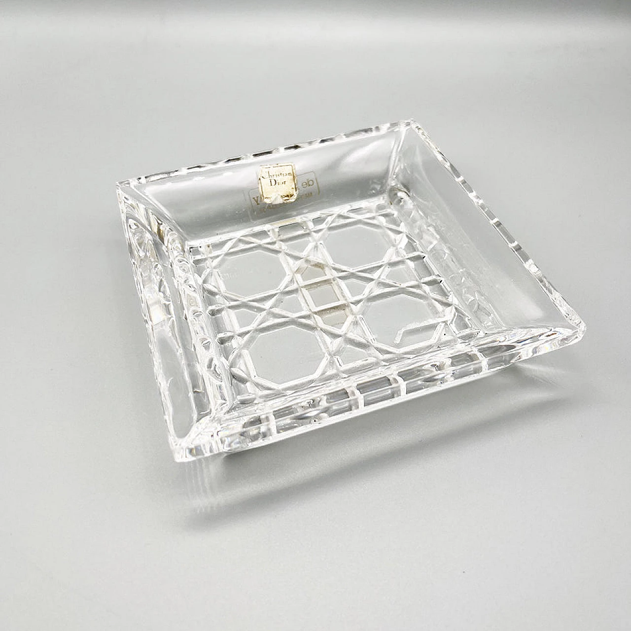 Crystal ashtray by Christian Dior, 1980s 3