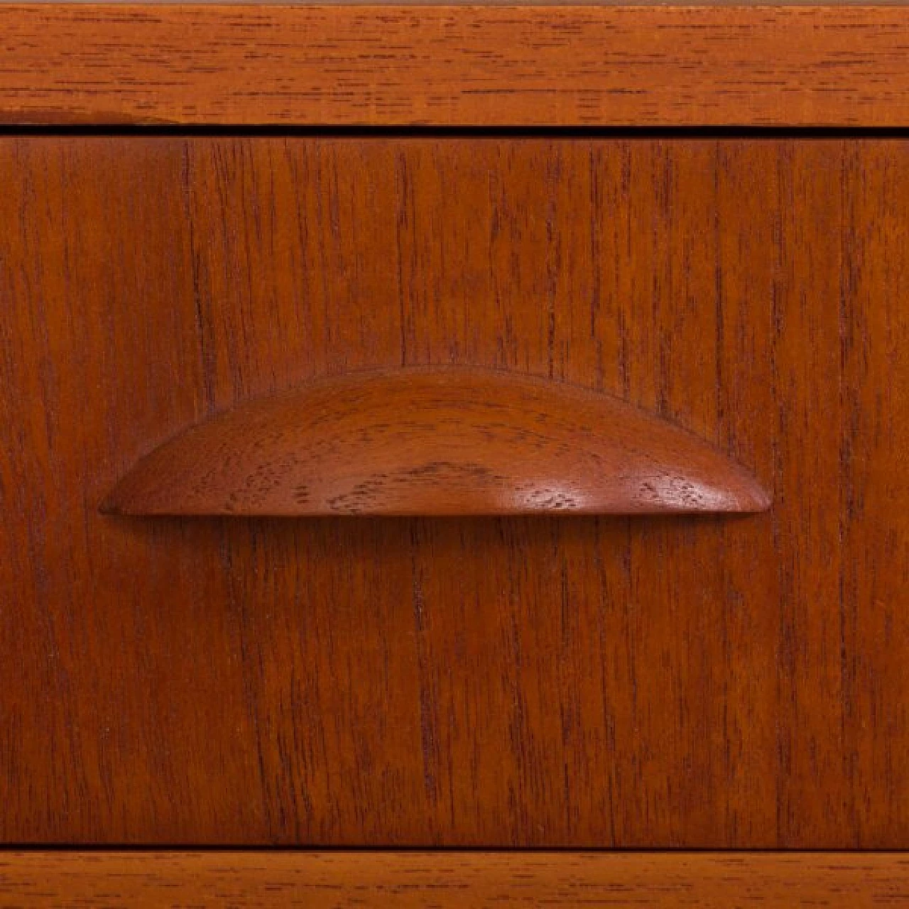 Pensile danese con scrivania in teak, anni '60 16