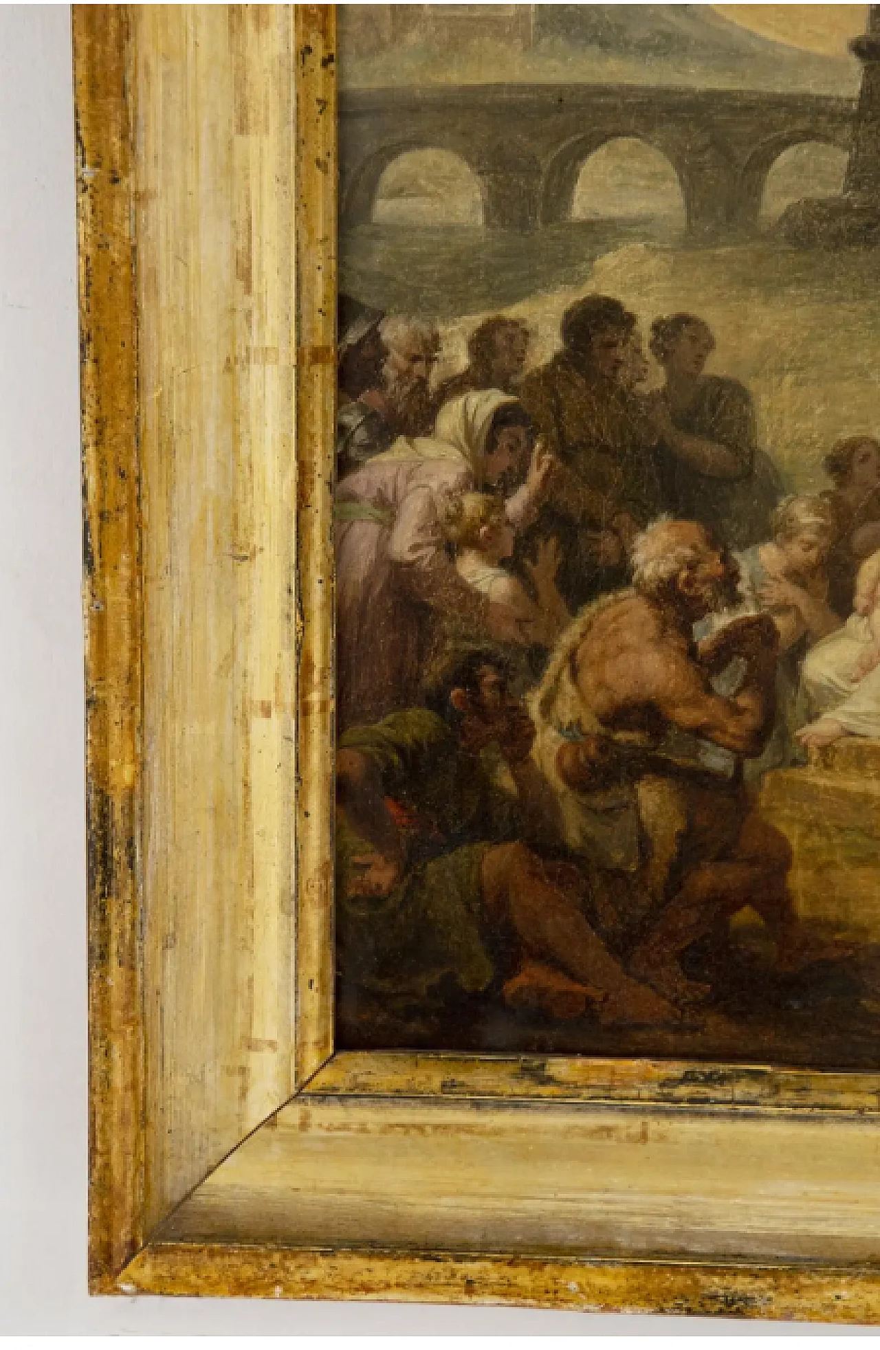 Tela raffigurante la predicazione di San Pietro, '900 4