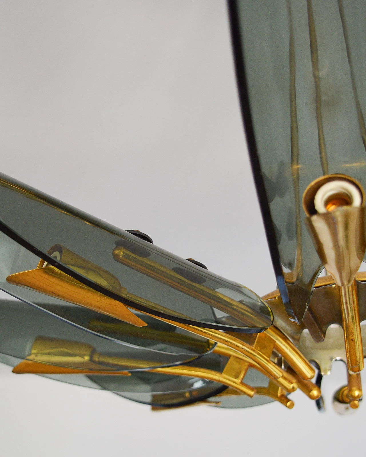 Lampadario Dahlia di Max Ingrand per Fontana Arte, anni '50 10