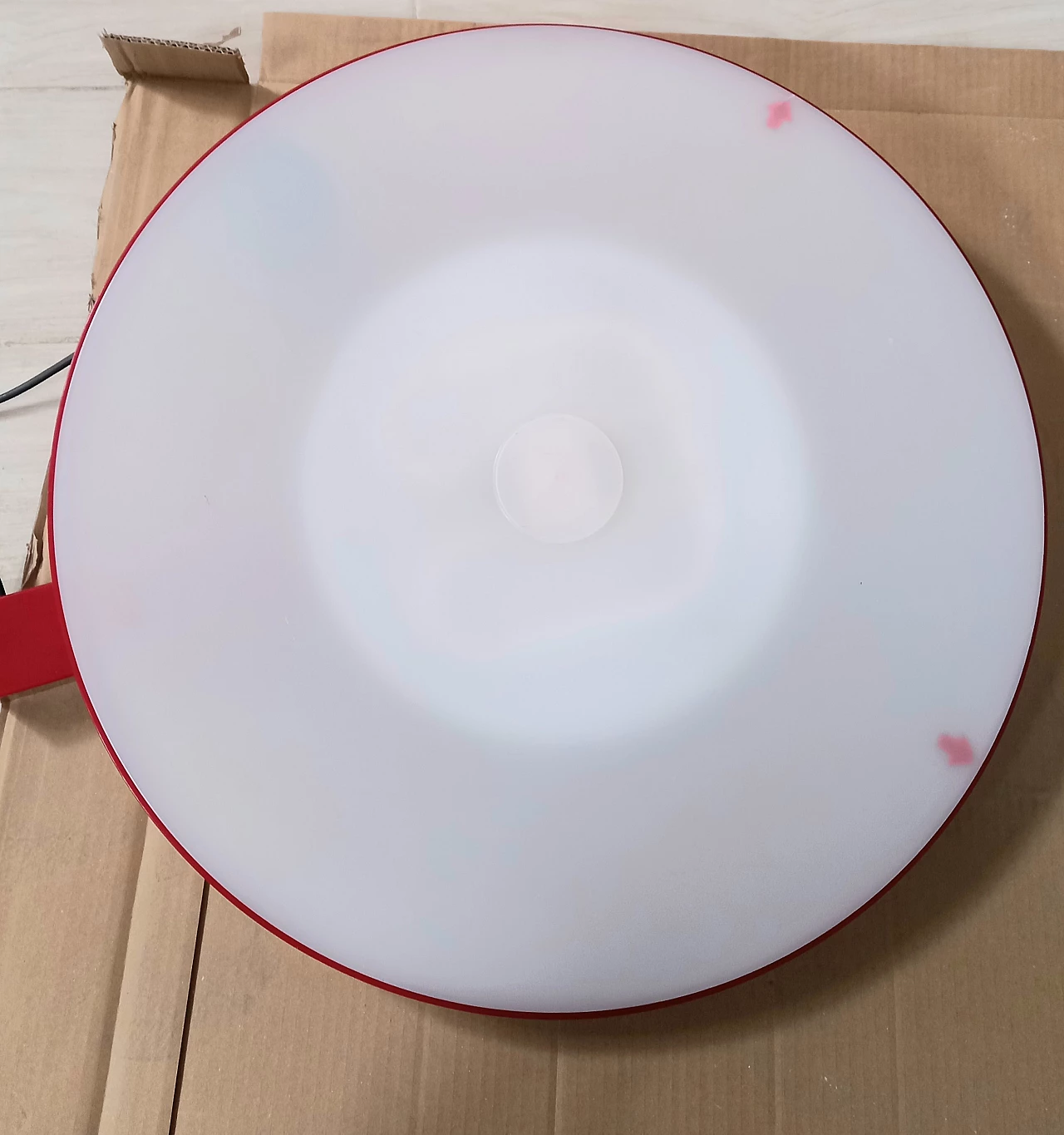 Lampadario Diskos in plastica di Giovanni Offredi per Sirrah, 1983 4